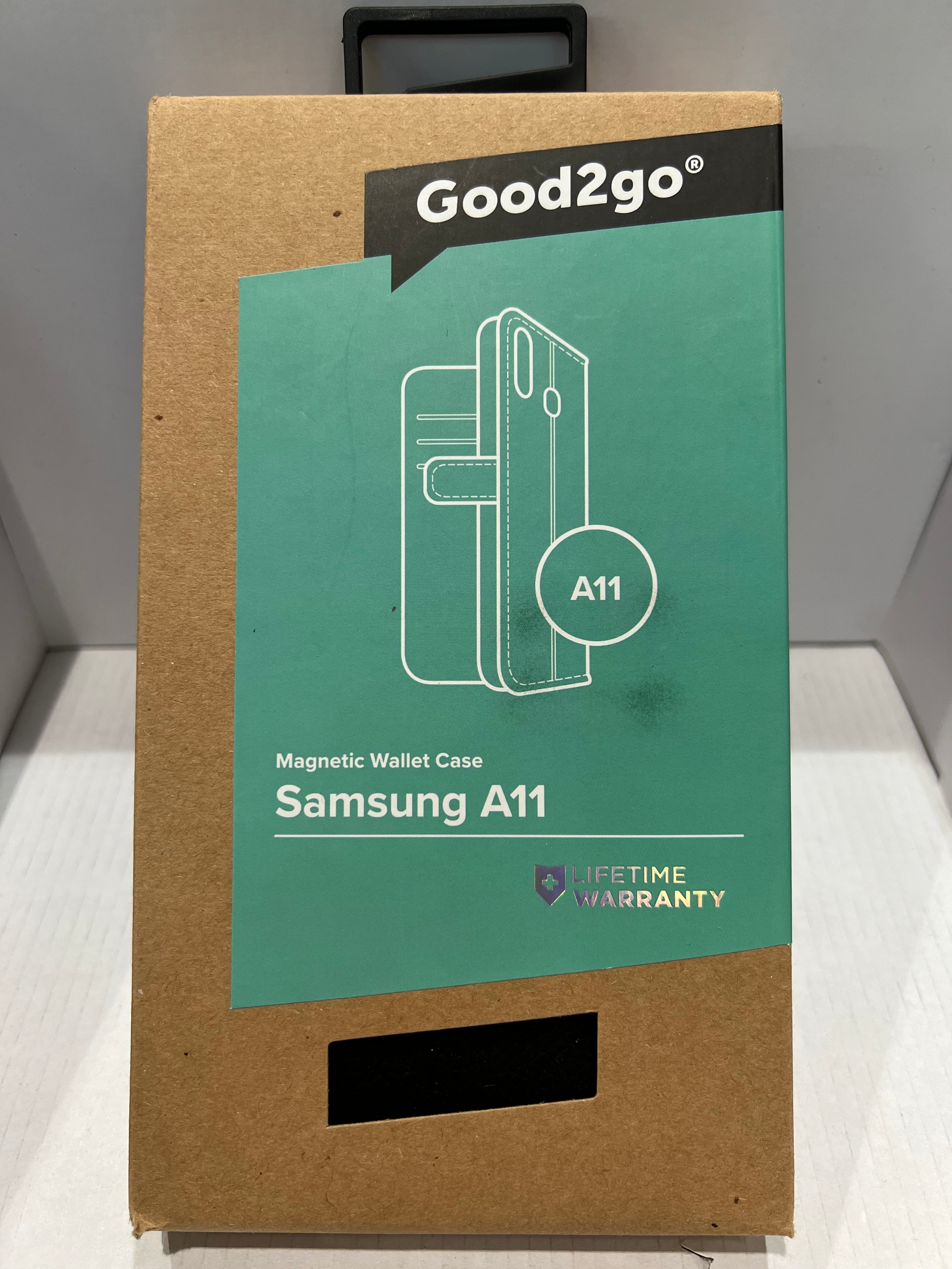 Samsung A11 Good2go 2 in 1 Black Wallet Case