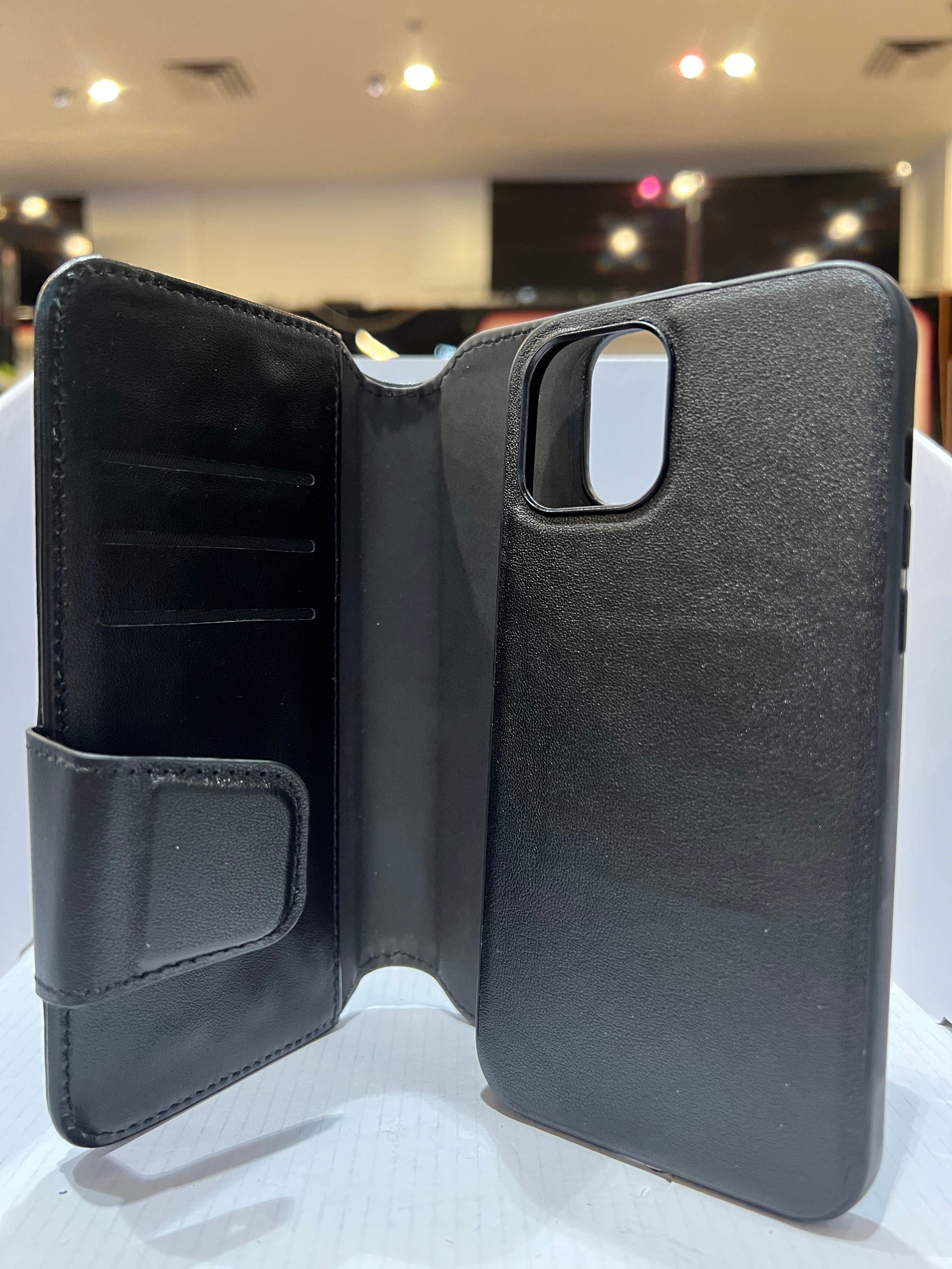 iPhone 12 Pro Max Good2go 2 in 1 Black Wallet Case