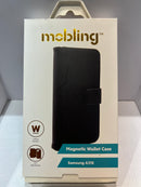 Samsung A21s Mobling 2 in 1 Black Wallet Case