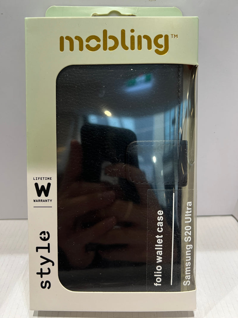 Samsung S20 Ultra Mobling 2 in 1 Black Wallet Case