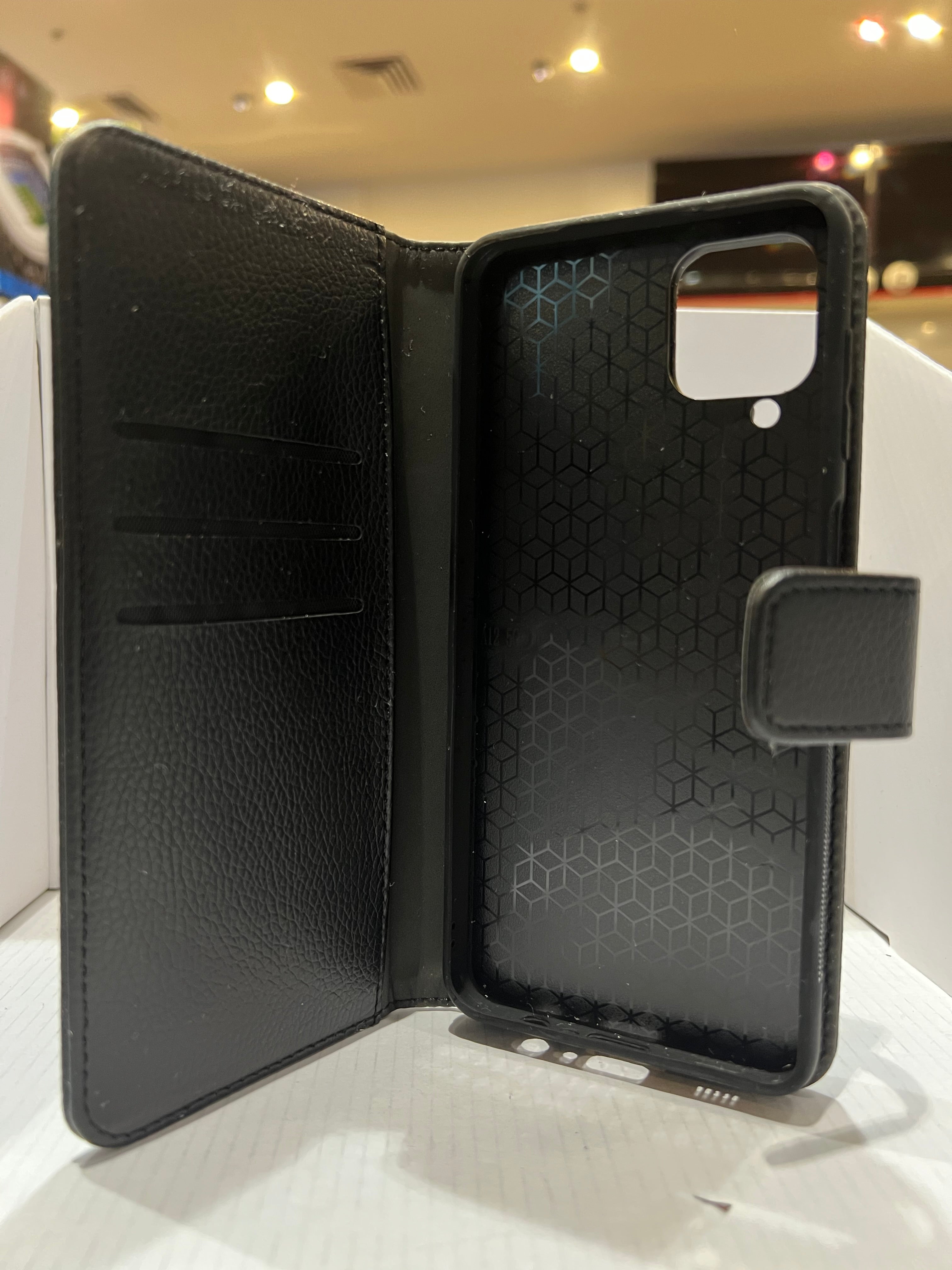 Samsung A12 Mobling 2 in 1 Black Wallet Case