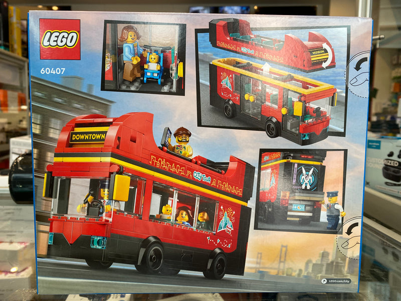 LEGO City 60407 Red Double-decker Sightseeing Bus