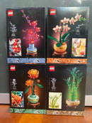 LEGO Botanicals Collections (Plum Blossom / Mini Orchid / Chrysantheum / Lucky Bamboo)