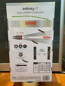 Infinity X1 Dual Power Rechargeable Flashlight 5000 Lumens
