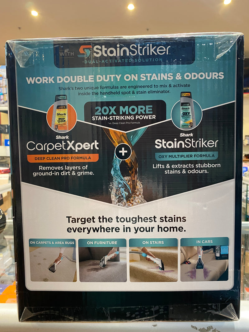 Shark StainStriker Portable Carpet & Upholstery Cleaner PX200 White