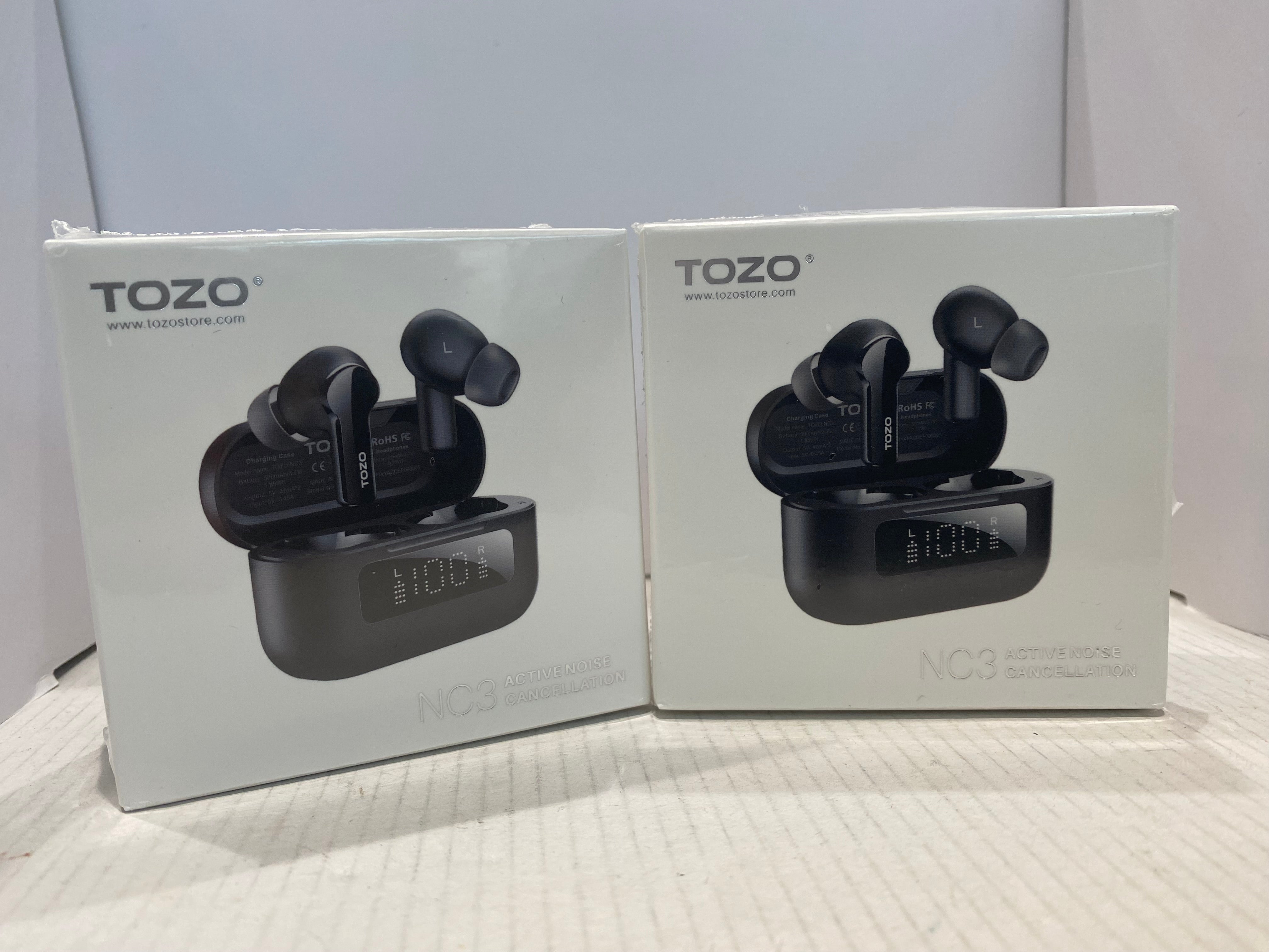 TOZO NC3 Hybrid Active Noise Cancelling Wireless Earbuds Blue