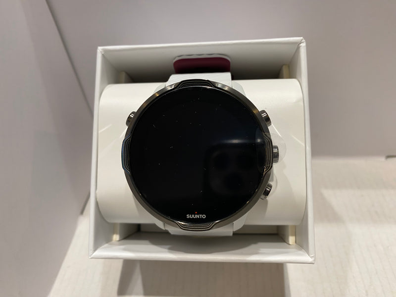 Suunto 7 GPS Sports Watch (White/Burgundy)