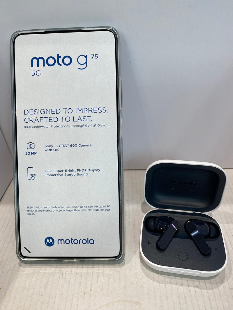 Motorola Moto G75 5G Dual SIM 256GB RAM 8GB Charcoal Grey with Moto Buds