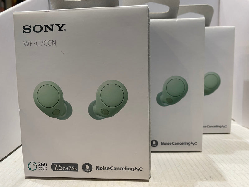 Sony WF-C700N Truly Wireless Noise Cancelling Earbuds (Sage Green)