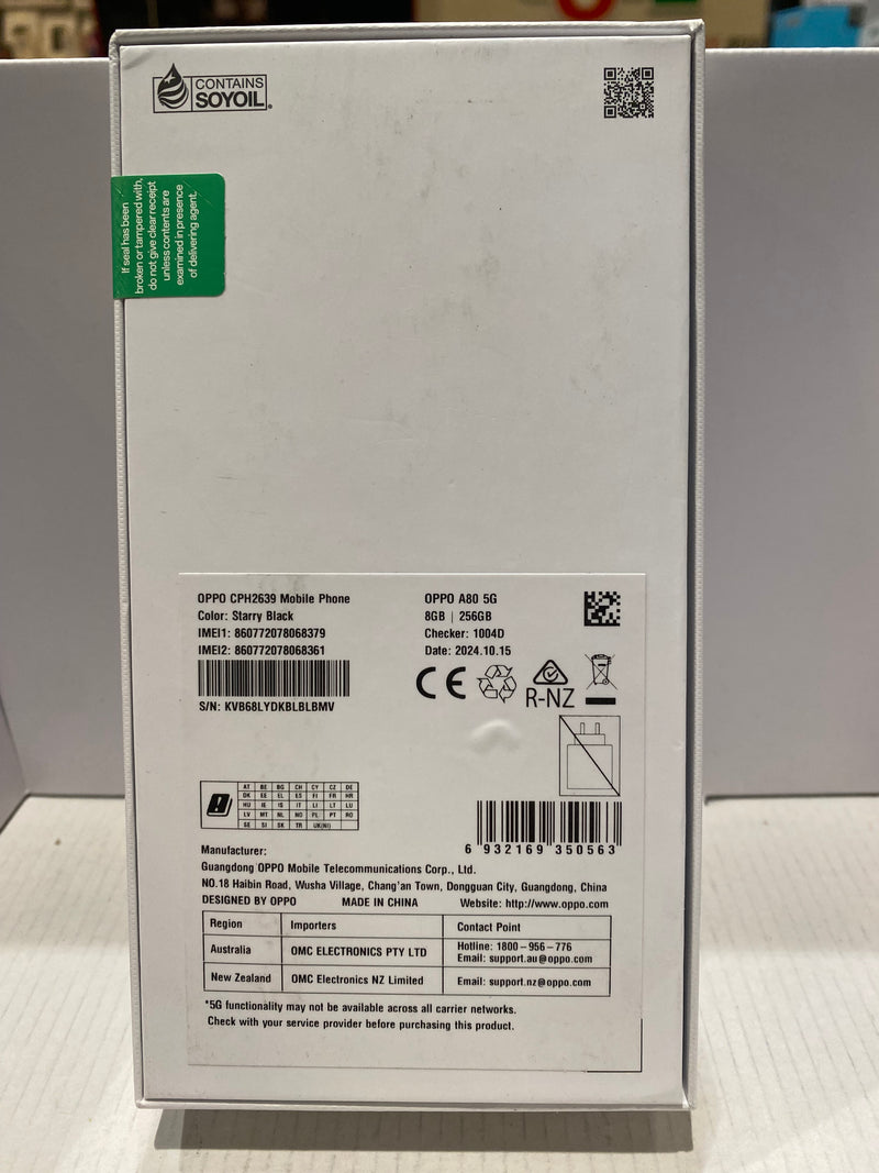OPPO A80 5G (2024) Dual SIM Smartphone