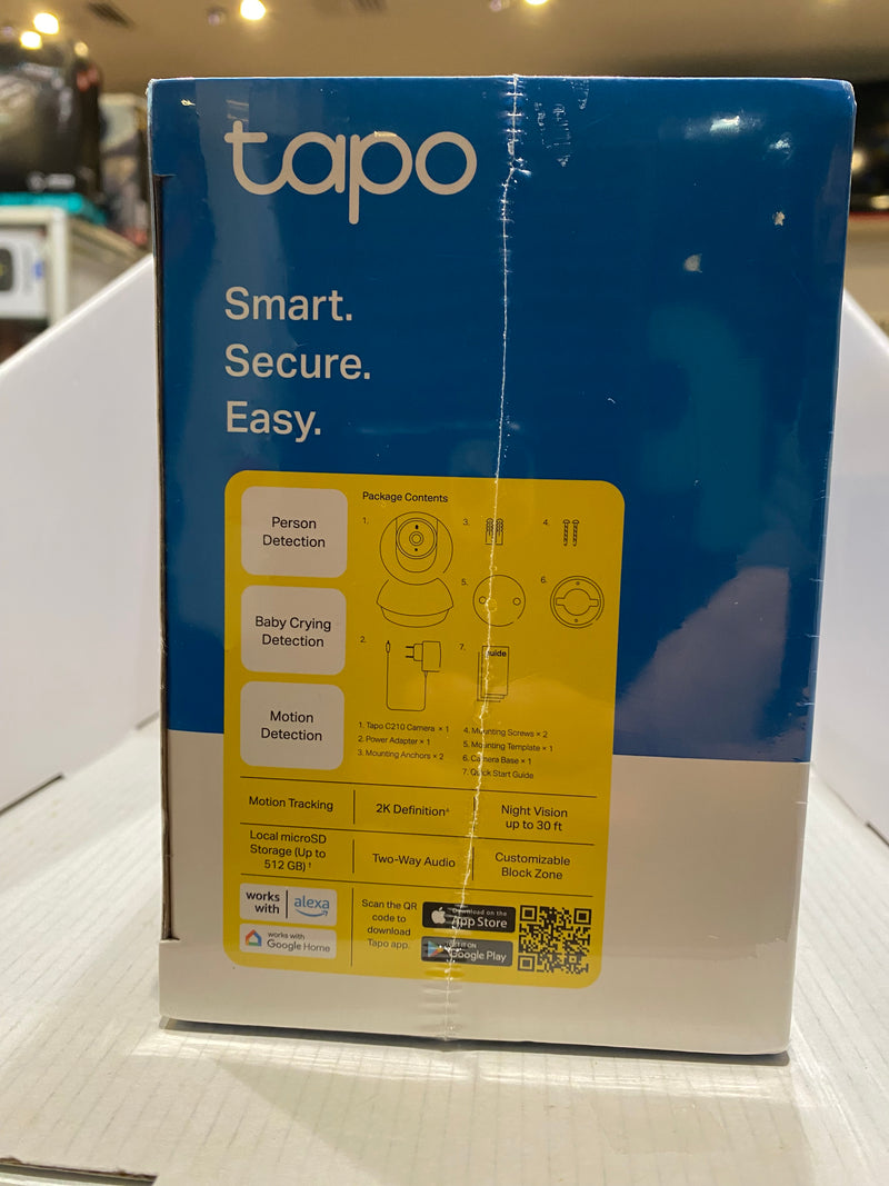 TP-Link Tapo C210 Indoor Pan & Tilt Wi-Fi Security Camera