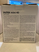 Fujifilm Instax Mini 40 (Films are not Included)