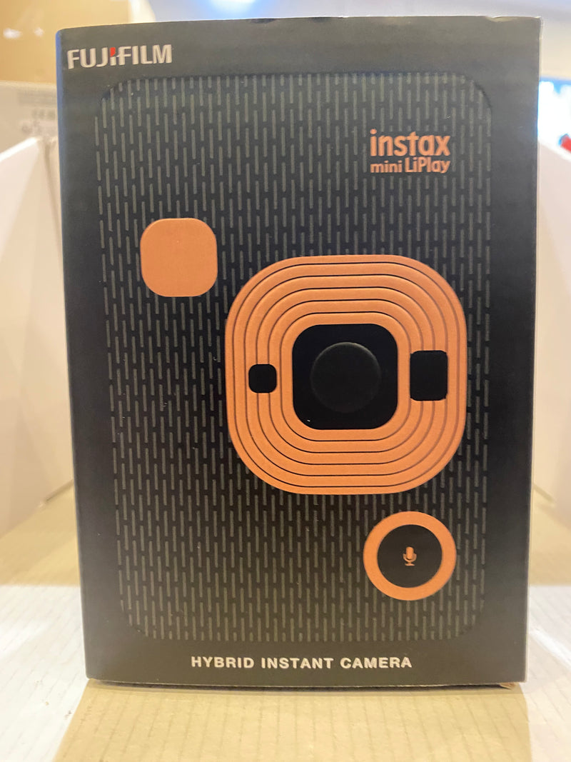 Instax Mini LiPlay Instant Camera Elegant Black (Films are not Included)