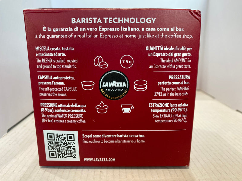 Lavazza A Modo Mio Espresso INTENSO 16 X Coffee Capsules