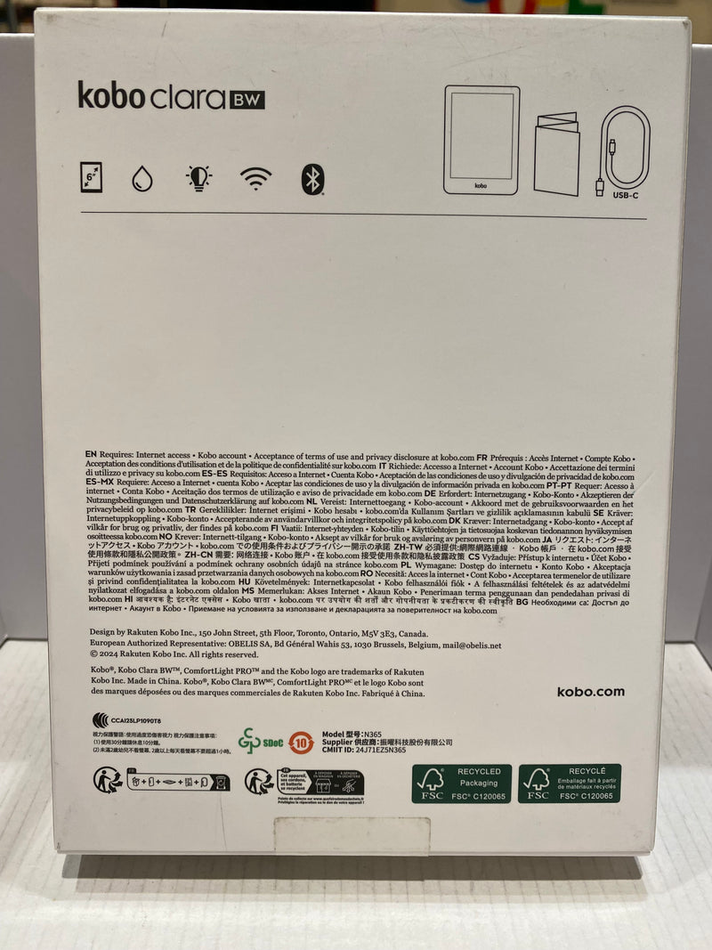 Kobo Clara BW eReader