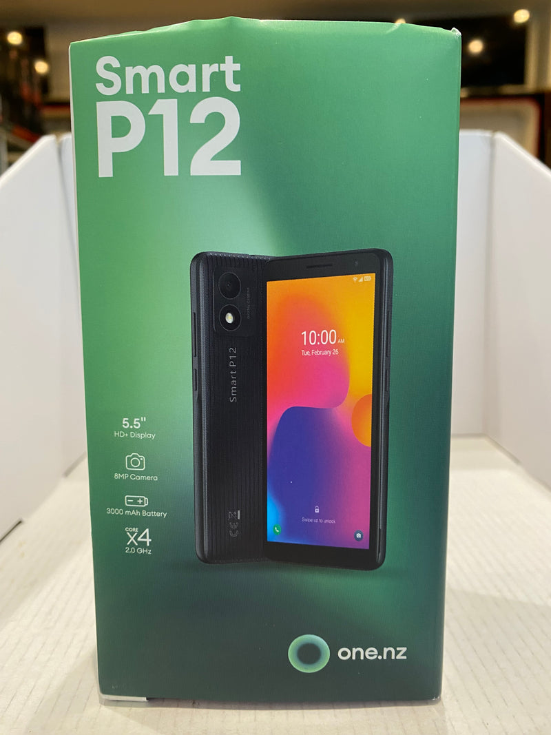 One NZ Smart P12 Prime Black with UNLOCK Code