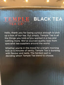 Temple Tea Co Black Tea 400 Pack 800g