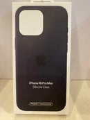 Apple iPhone 16 Pro Max Silicone Case with MagSafe Genuine - Black