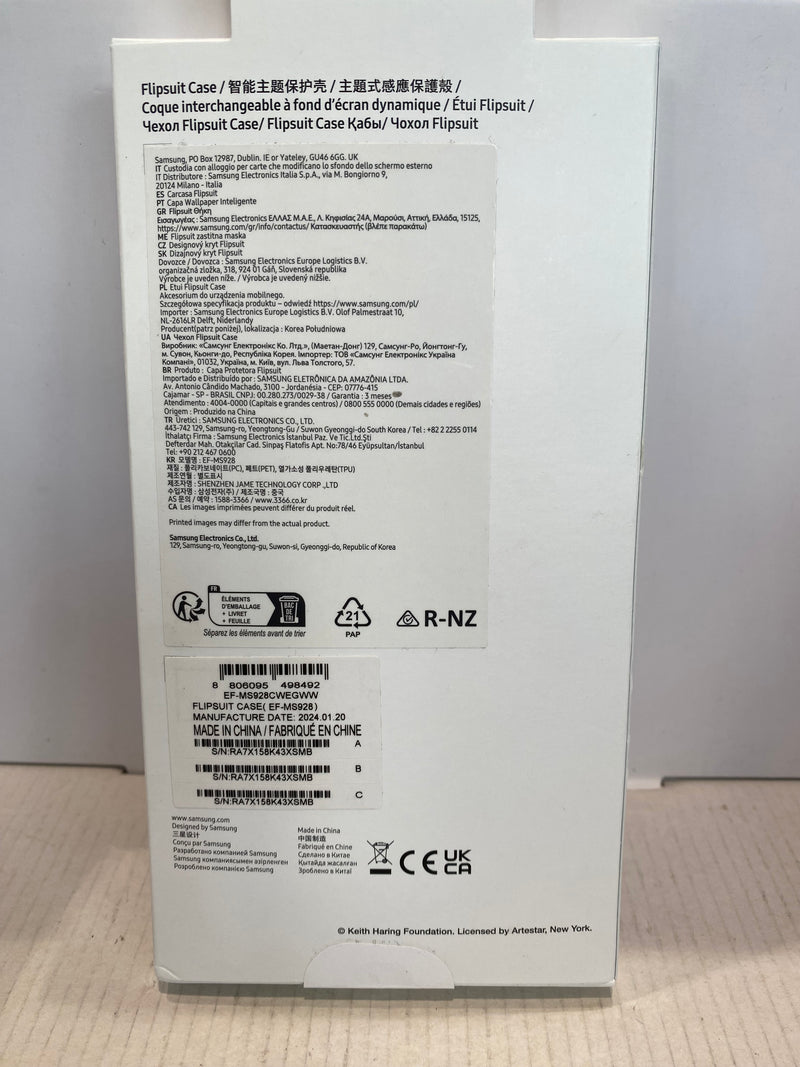 Samsung Galaxy S24 Ultra FlipSuit case Genuine - White