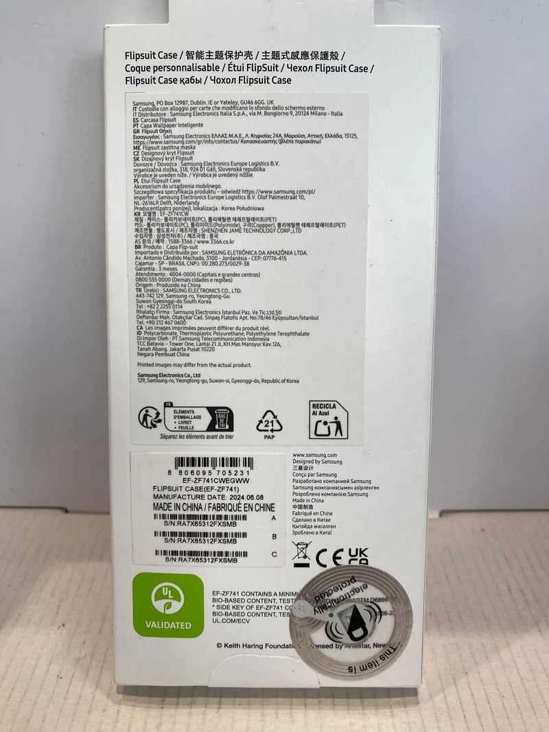 Samsung Galaxy Z Flip6 FlipSuit case Genuine - White