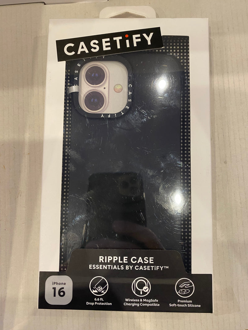 CASETiFY Magsafe Ripple Case for iPhone 16 - Black