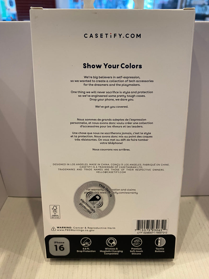 CASETiFY Magsafe Ripple Case for iPhone 16 - Black