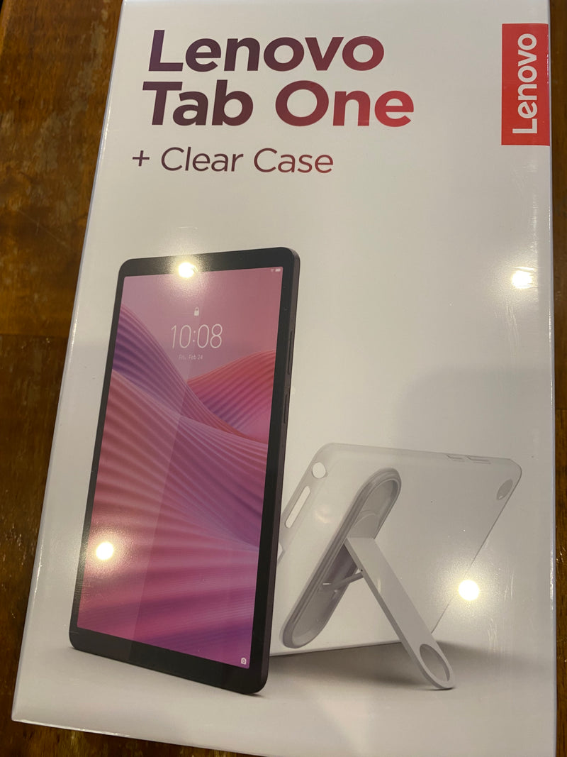 Lenovo Tab One 8.7" (TB305FU) HD 64GB Tablet with Clear Case