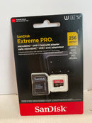 SanDisk Extreme Pro microSDXC Memory Card 256GB 200MB/S / 140MB/s