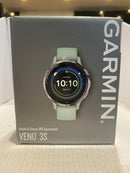 Garmin Venu 3S Silver Stainless Steel Bezel with Sage Gray / Silicone Band 41mm