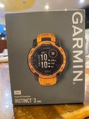 Garmin Instinct 3 45mm Solar Smart Watch - Sunburst