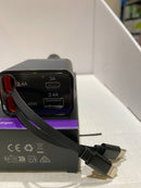 Lisen 69w Car Charger with 2.6ft Retractable Cables