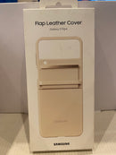 Samsung Galaxy Z Flip4 Flap Leather Cover Peach