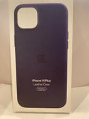 Apple iPhone 14 Plus Leather Genuine Case with MagSafe