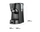 Lavazza A Modo Mio Tiny Coffee Machine Black