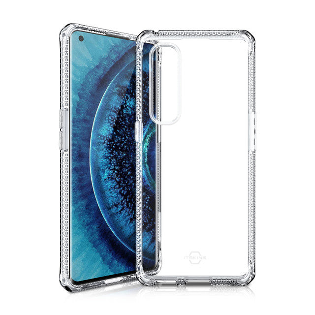 ITSKINS Oppo Find X2 Pro Spectrum Clear Drop Protective Case + Free Screen Protector