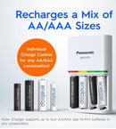 Panasonic Eneloop AAA/AA Smart And Quick Battery Charger with 4 x AA