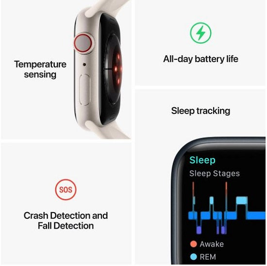 Apple Watch Series 8 (GPS + Cellular) 45mm  (PRODUCT)RED Aluminium