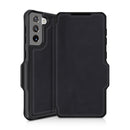 ITSKINS Samsung S21+ 4G/5G  Hybrid Folio Leather Case Black