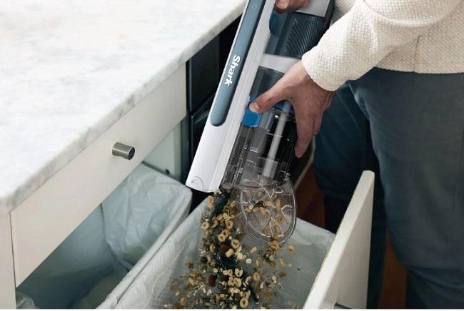 Shark PowerPro Cordless Stick Vacuum White & Adriatic Teal