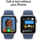 Apple Watch SE 2nd Gen. GPS + Cellular 44mm Silver / Denim M/L