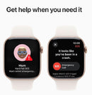 Apple Watch Series 10 GPS + Cellular 42mm Rose Gold / Light Blush Sport Band - S/M