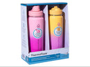 ThermoFlask Double-Wall Vacuum Insulated Stainless Steel Bottles 710 mL Set of 2