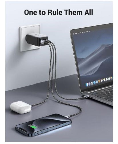 UGREEN  65W 3 Ports(2X USB C+1X USB A) GaN II Fast Charger