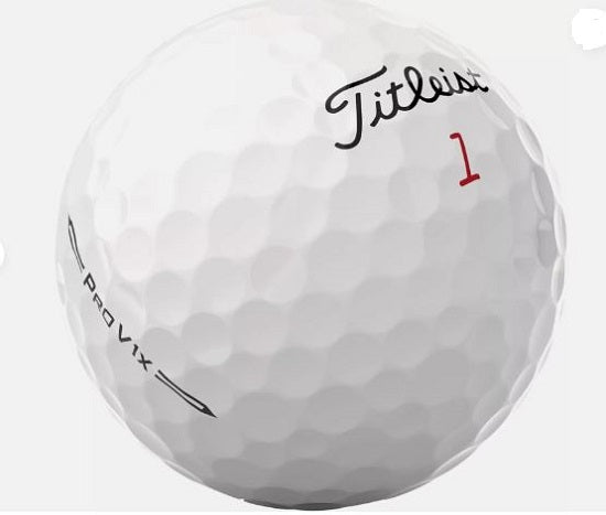 Titleist Pro V1x Golf Balls Standard Play Numbers(1-4) One Dozen