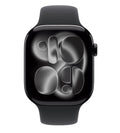 Apple Watch Series 11 46mm Jet Black Aluminium Case GPS Sport Band (M/L)