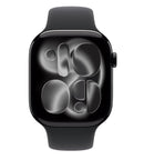Apple Watch Series 11 46mm Jet Black Aluminium Case GPS Sport Band (M/L)