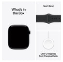 Apple Watch Series 11 46mm Jet Black Aluminium Case GPS Sport Band (M/L)