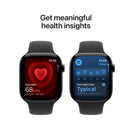 Apple Watch Series 11 46mm Jet Black Aluminium Case GPS Sport Band (M/L)