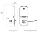 Yale Satin Nickel Assure Lock Lever