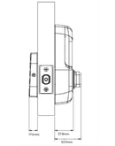 Yale Satin Nickel Assure Lock Lever
